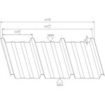 Profil trapezoidal PR45 pentru acoperis